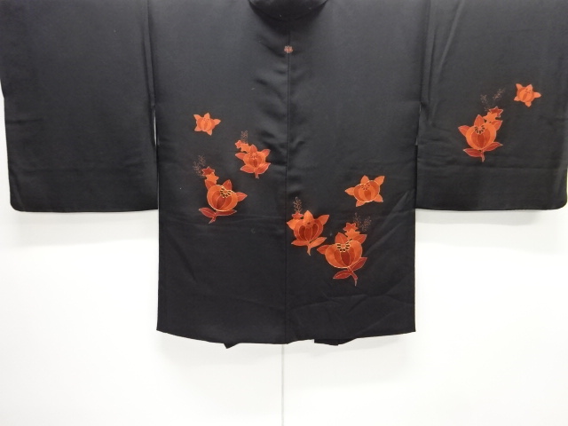 JAPANESE HAORI / EMBROIDERY / PLANTS